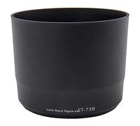 vhbw Capucha de Lente reemplaza Canon ET-73B para Objetivo con Rosca Interna de 67mm -Capucha, plástico, Negra