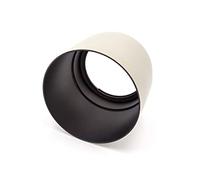 vhbw Capucha Lente Compatible con Canon EF 100-400mm f/4.5-5.6L IS USM 77 mm Objetivo Gris/Blanco, plástico, Redonda, 11,5 cm - Reemplaza ET-83C