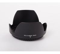 vhbw Capucha Lente para 72 mm Objetivo Negro