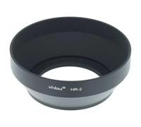 vhbw Capucha Lente reemplaza Nikon HR-2 para Objetivo Negro, Redonda, 8,5 cm, Negro