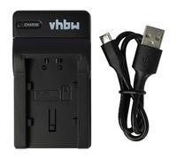 vhbw Cargador batería USB Compatible con BN-VG121U, BN-VG121US, BN-VG107E, BN-VG108E baterías cámaras, videocámaras, DSLR -Soporte Carga