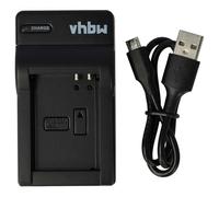 vhbw Cargador batería USB Compatible con Canon NB-10L baterías cámaras, videocámaras, DSLR -Soporte Carga