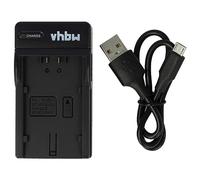 vhbw Cargador batería USB Compatible con Leica Digilux 1, 3 baterías cámaras, videocámaras, DSLR -Soporte Carga