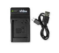 vhbw Cargador Compatible con Canon Digital Ixus 140, 160, 155, 165, 135, 150, 145, 132, 127 cámara videocámara/batería + indicador Carga, 4,2 V