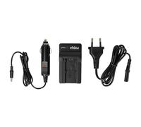 vhbw Cargador Compatible con Canon Legria HF R36, HF R37, HF R47, HF R606 cámara videocámara/batería - Cargador, Adaptador Coche, indicador Carga