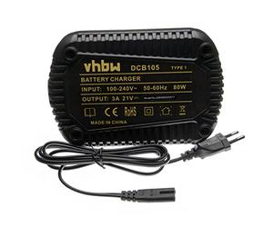 vhbw Cargador Compatible con Dewalt DCV100, DCT419, DCW210N, DCT418, DCV517N, DCV517N-XJ, DCV100-XE, DCV100-XJ Herramientas Li-Ion - batería