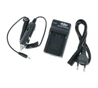 vhbw Cargador Compatible con Panasonic AG-AC8EJ, AG-AC8, AJ-PX270, AJ-PX270EJ cámara videocámara/batería + Adaptador Coche + indicador Carga, 8,4 V