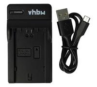 vhbw Cargador Compatible con Sony Alpha ILCE-7M4, ILCE-7M3, ILCE-6600, ILCE-7M3K, ILCE-6700 cámara/batería + indicador Carga
