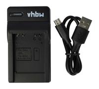 vhbw Cargador de batería USB Compatible con Canon Powershot SX520 HS, SX530 HS, SX600 HS, SX610 HS, SX700 HS, SX710 HS