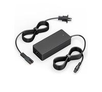 VHBW Cargador de scooter de 3 pines de 42 V, 2 A, compatible con Gyroor G2 G5 G13 G11, adaptador de corriente de repuesto de 3 clavijas de 9 mm para scooter de iones de litio de 36 V, cable de 9 pies
