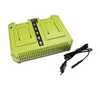 vhbw Cargador Dual Compatible con Ryobi RY40601