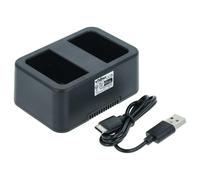 vhbw Cargador Dual USB Compatible con dji WB37, Ronin 4D cámara/batería