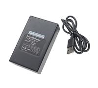 vhbw Cargador Dual USB Compatible con GoPro Hero 7 Black, 7, 6 Black, 7 White, 8 cámara/batería + USB Micro con Pantalla, 8,4 V