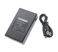 vhbw Cargador Dual USB Compatible con Nikon Z8, Z6 III, ZR cámara/batería + USB Micro con Pantalla, 8,4 V