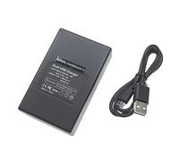 vhbw Cargador Dual USB Compatible con Sony videocámara HDR-PJ270, HDR-PJ270E cámara/batería + USB Micro con Pantalla, 4,2 V