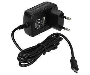 vhbw Cargador Micro-USB 1,0 A / 5 V Compatible con Jabra Supreme UC | Motion UC smartphone, tablet, reproductor MP3, etc. negro