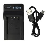 vhbw Cargador USB-C Compatible con Pentax D-Li88 cámara videocámara/batería + Cable USB-C + LED