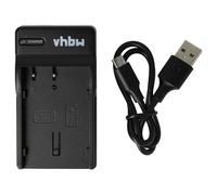 vhbw Cargador USB-C Compatible con Pentax D-Li90 cámara videocámara/batería + Cable USB-C + LED