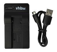 vhbw Cargador USB Compatible con Kodak DC4800 cámara videocámara/batería + indicador Carga, 4,2 V