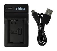 vhbw Cargador USB Compatible con Sony Cybershot DSC-RX10, DSC-RX10 II, DSC-RX10 III batería de cámara - Soporte, Indicadores de Carga LED