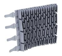 vhbw Cepillo Compatible con Zodiac GT2120 | OT 2100, GT3220, OT 3200, OT2130, OT2190 robot, aspirador de piscina - De caucho, 24,7 x 18 x 2,8 cm