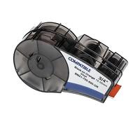 vhbw cinta de escritura compatible con Brady M210-LAB, M211 impresora etiqueta 6,4m x 19,05 mm negro a naranja