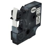vhbw cinta de escritura compatible con Dymo 5000, 2000, 5500, 1000+, 1000, 4500, 3500 impresora etiquetas 7m x 9 mm blanco a transparente
