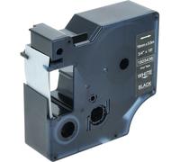 vhbw cinta de escritura compatible con Dymo Rhino 6000, 5000, 5200, 4200, 3000, 1000 impresora etiqueta 5,5m x 19 mm blanco a negro, vinilo