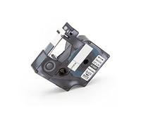 vhbw cinta de escritura compatible con Dymo Rhino 6000, 5000, 5200, 4200, 3000, 1000 impresora etiquetas 5,5m x 12 mm negro a blanco, poliéster