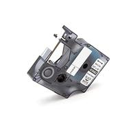 vhbw cinta de escritura compatible con Dymo RhinoPro 6000, 5000, 3000, ILP 219 impresora etiqueta 5,5m x 9 mm negro a blanco, poliéster