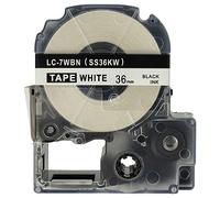 vhbw cinta de escritura compatible con Epson LabelWorks LW-1000P