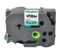 vhbw cinta de escritura reemplaza Brother TZ-751, TZE-751 para impresora etiquetas 8m x 24 mm negro a verde