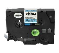 vhbw cinta de escritura reemplaza Brother TZE-531L1 para impresora etiquetas 8m x 12 mm negro a azul (brillo), laminado