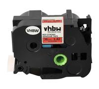 vhbw cinta de escritura reemplaza Brother TZE-S461 para impresora etiquetas 8m x 36 mm negro a rojo, extra fuerte, laminado