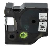 vhbw Cinta de escritura reemplaza Dymo 45803, D1, S0720830 para impresora etiquetas 19 mm negro a blanco