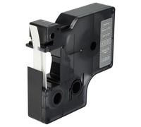 vhbw cinta de escritura reemplaza Dymo D1, 43620 para impresora etiquetas 7m x 6 mm blanco a transparente