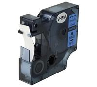 vhbw cinta de escritura reemplaza Dymo D1, 45016 para impresora etiquetas 7m x 12 mm negro a azul