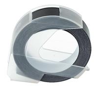 vhbw cinta de estampación 3D Cinta de escritura compatible con Dymo Rhino M1011 impresora etiquetas 12 mm blanco a negro