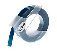 vhbw cinta de estampación 3D, de escritura compatible con Phomemo E975 impresora etiquetas 3m x 9 mm blanco a azul oscuro