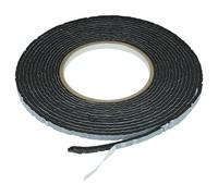 vhbw Cinta de sellado reemplaza Bosch 00267971 para placa cocina - 3 x 6 mm x 5 m, autoadhesivo, negro