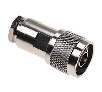 vhbw Conector N (Macho) Compatible con Aircell-7 Cable coaxial - Conector coaxial para Dispositivos GPS y WLAN, Antenas, etc.