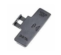 vhbw Cubierta de Contacto Compatible con Canon EOS Rebel XT para Conexiones de PC, mandos a Distancia, Video out y Digital - Caucho, Negro