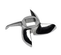 vhbw cuchilla (en forma de hoz) nº. 12 para picadora - Cuchilla, 12,2 x 12,2 mm cuadrada, acero inoxidable