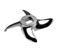 vhbw cuchilla (en forma de hoz) nº. 32 para picadora - Cuchilla, 15,1 x 15,1 mm cuadrada, acero inoxidable