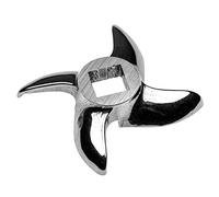 vhbw Cuchilla (en forma de hoz) para picadoras nº. 22, 13,3 x 13,3mm cuadrado, acero inoxidable por ej. compatible con ADE, Caso, Fama, KBS, Porkert