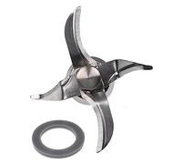 vhbw Cuchilla mezcladora compatible con Vorwerk Thermomix TM21 procesadora alimentos - Con 4 cuchillas, con anillo sellado