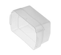 vhbw Difusor de Flash Compatible con Sony HVL-FH1100, HVL-F1000 Flash, cámara - plástico Blanco, Transparente, 4,4 x 7,3 cm