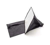vhbw Difusor de Flash softbox Compatible con METZ Mecablitz 60, 54, 58, 45, 52, 36, 44, 24, 26 Flash, cámara - plástico Negro, 22 x 32 cm