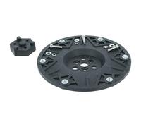 vhbw Disco de cuchilla compatible con Einhell Freelexo+, Freelexo Kit 900, Freelexo Kit 600 cortacésped - negro