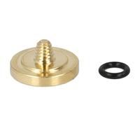 vhbw Disparador Compatible con Fuji/Fujifilm X-E1, X-E2, X-ES2, X-Pro-1, X-Pro2 cámara - Botón ergonómico de Recambio, Metal, Dorado